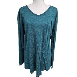 SEG'MENTS 100% Merino Wool Long Sleeve Baselayer Shirt Green Leaf Women’s Sz XXL